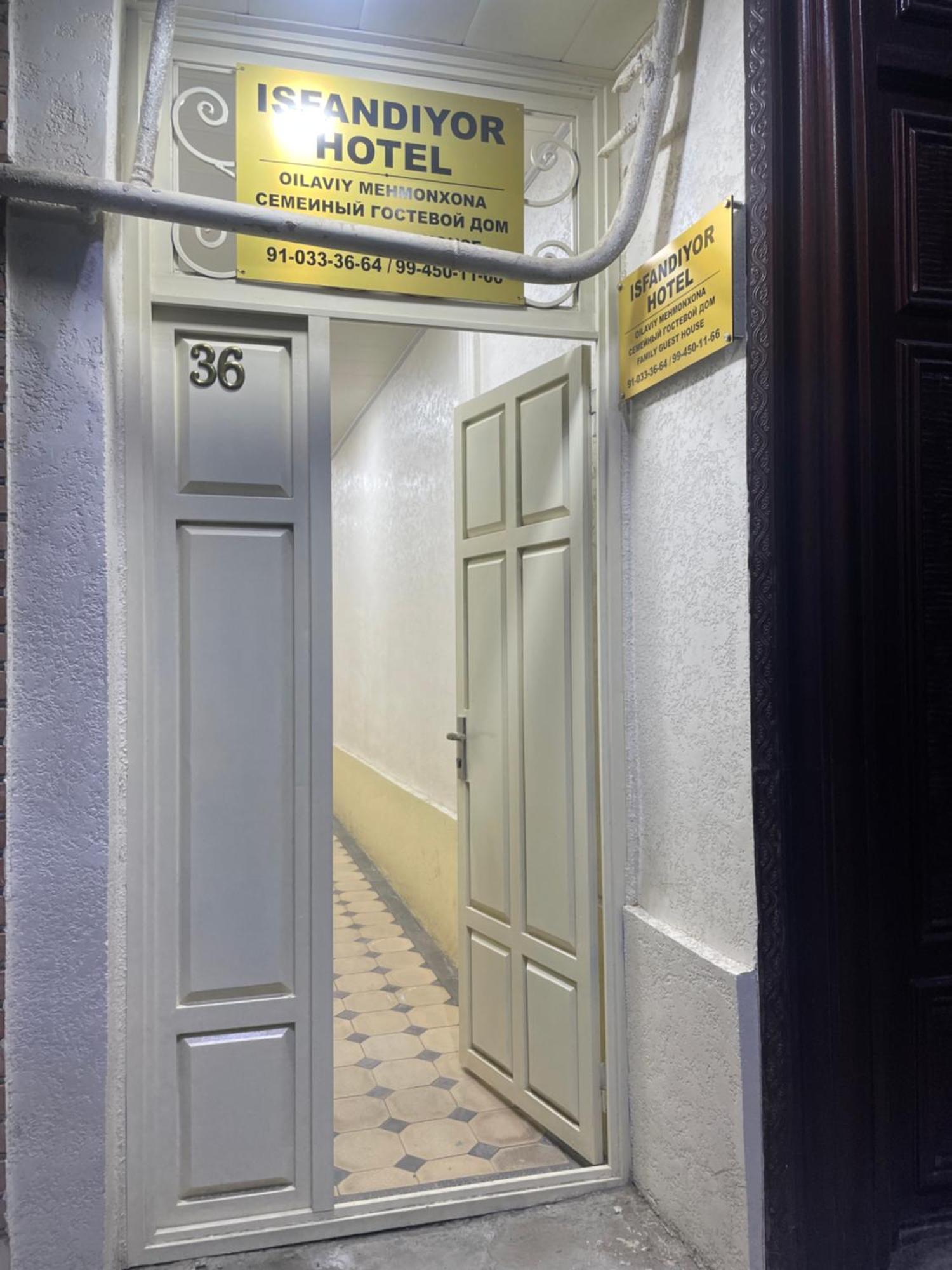 Isfandiyor Hotel Samarkand Bagian luar foto